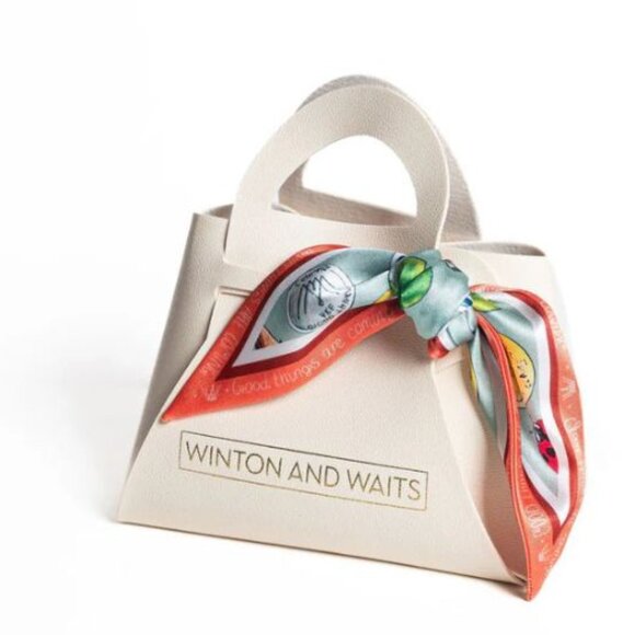 WINTON AND WAITS GIFT SCARF/HAIR TIE - Picture 2 of 2